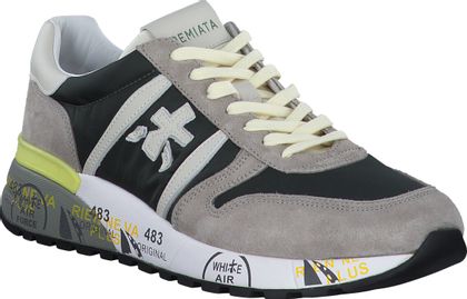 Premiata LANDER Herren-Sneaker 244602000003 (Grau/Grün)