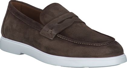 Konstantin Starke Herren-Slipper aus Leder 226202000008 (Dunkelbraun)