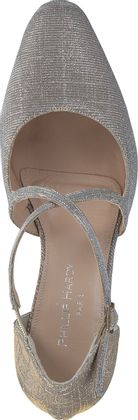 Phillip Hardy Damen-Pumps aus Leder 122907000001 (Gold)