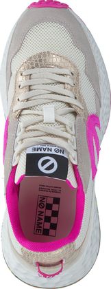 No Name CARTER JOGGER Damen-Sneaker 101382000017 (Beige/Neon Pink)