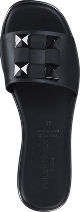 Phillip Hardy Damen-Pantoletten 180001000005 (Schwarz)