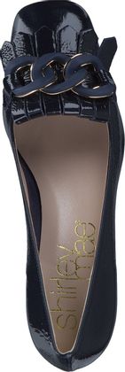 Shirley Mae Damen-Pumps aus Leder 121103000000 (Dunkelblau)