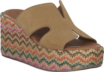 Konstantin Starke Damen-Pantoletten aus Leder 183302000005 (Brandy)