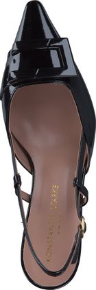 Konstantin Starke Damen-Slingpumps aus Leder 131003000003 (Schwarz)