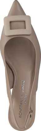 Konstantin Starke Damen-Slingpumps aus Leder 130301000003 (Beige)