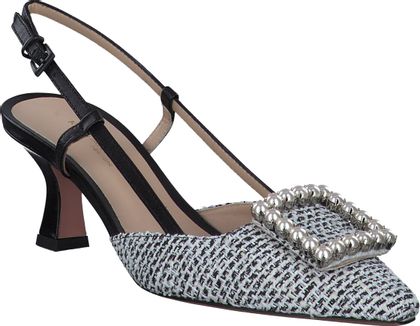 Konstantin Starke STEFI Damen-Slingpumps 131007000002 (Schwarz)