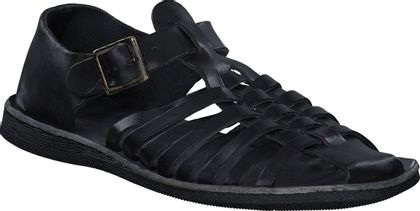 Phillip Hardy Herren-Sandalen aus Leder 283001000001 (Schwarz)
