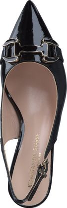 Konstantin Starke Damen-Slingpumps aus Leder 131003000006 (Schwarz)