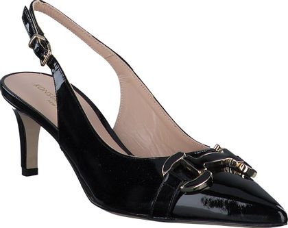 Konstantin Starke Damen-Slingpumps aus Leder 131003000006 (Schwarz)
