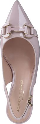 Konstantin Starke Damen-Slingpumps aus Leder 131593032724 (Rosa)