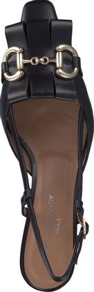 Phillip Hardy PELLAME Damen-Slingpumps aus Leder 131001000002 (Schwarz)