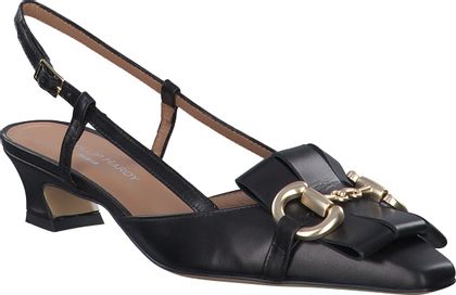 Phillip Hardy PELLAME Damen-Slingpumps aus Leder 131001000002 (Schwarz)
