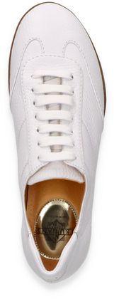 Trumans Damen-Schnürschuhe aus Leder 101701000080 (Weiß)