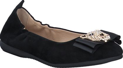 La Ballerina Damen-Ballerinas 103002000007 (Schwarz)