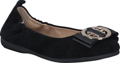 La Ballerina Damen-Ballerinas 103002000008 (Schwarz)