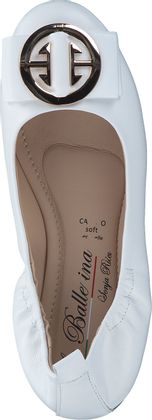 La Ballerina Damen-Ballerinas 103701000005 (Weiß)