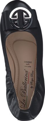 La Ballerina Damen-Ballerinas 103001000010 (Schwarz)
