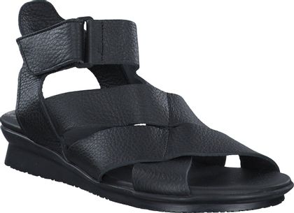 Arche AURBAO Damen-Sandalen aus Leder 184001000006 (Schwarz)