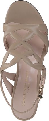 Konstantin Starke Damen-Sandaletten aus Leder 185301000002 (Beige)