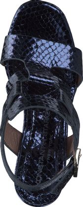 Konstantin Starke Damen-Sandaletten 183105000000 (Blau-Metallic)