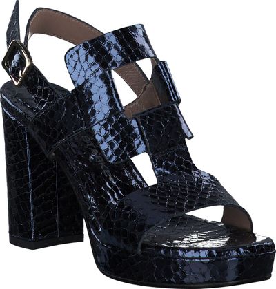 Konstantin Starke Damen-Sandaletten 183105000000 (Blau-Metallic)