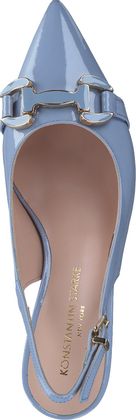 Konstantin Starke Damen-Slingpumps aus Leder 131103032736 (Hellblau)