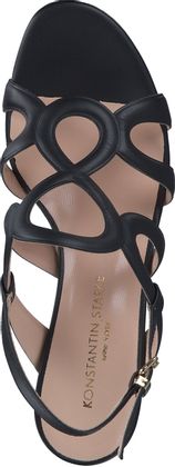 Konstantin Starke Damen-Sandaletten 185001000005 (Schwarz)