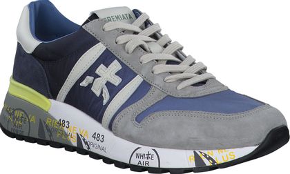 Premiata LANDER Herren-Sneaker 244182000000 (Blau/Grau)