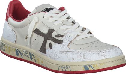 Premiata CLAY Herren-Sneaker 244781000004 (Off White/Rot)