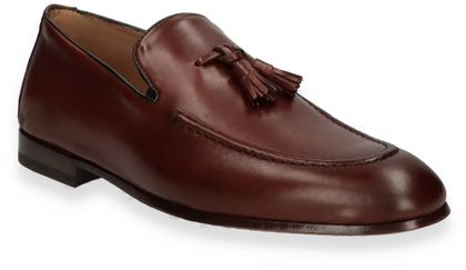 Konstantin Starke Herren-Slipper aus Leder 221201000001 (Braun)