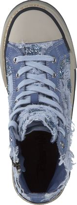 Rebecca White Damen-Schnürboots 102141000000 (Hellblau)