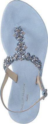 Phillip Hardy Damen-Zehentrenner 189102000001 (Hellblau)