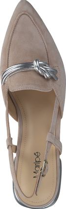 Maripé SABINA Damen-Slingpumps aus Leder 130382000000 (Beige)