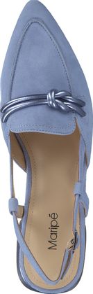 Maripé SABINA Damen-Slingpumps aus Leder 130142000000 (Hellblau)