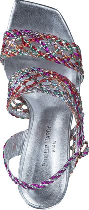 Phillip Hardy Damen-Sandaletten 186980000000 (Silber/Bunt)