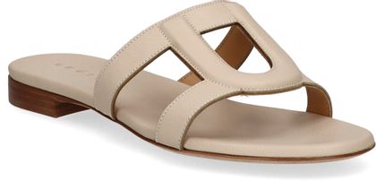 Unützer Venice Damen-Pantoletten aus Leder 180301000003 (Beige)
