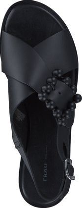 FRAU LONDON Damen-Sandalen 184001000004 (Schwarz)