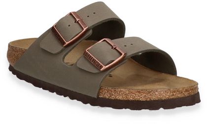 Birkenstock ARIZONA Damen-Pantoletten 591691995976 (Oliv)