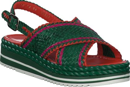 Phillip Hardy MILAN Damen-Sandalen 184680000000 (Grün/Rot)