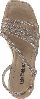 Eddie Rodriguez Damen-Sandaletten 187302000004 (Beige)