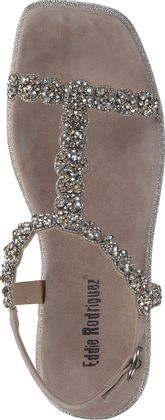 Eddie Rodriguez Damen-Sandalen 184302000004 (Beige)