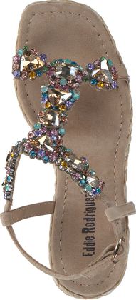 Eddie Rodriguez Damen-Sandaletten 187302000002 (Beige)