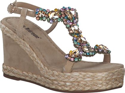 Eddie Rodriguez Damen-Sandaletten 187302000002 (Beige)