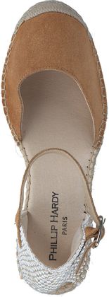 Phillip Hardy Damen-Espadrilles 562222000000 (Hellbraun/Silber)