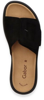Gabor Damen-Pantoletten 180002000001 (Schwarz)