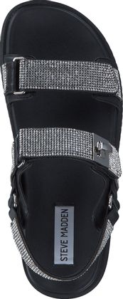Steve Madden MONA Damen-Sandalen 188981000000 (Silber/Schwarz)