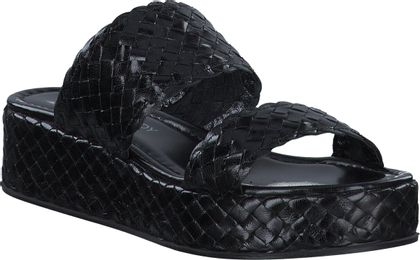 Phillip Hardy Damen-Pantoletten aus Leder 183000000000 (Schwarz)