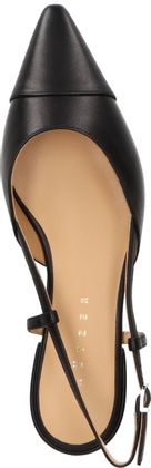 Unützer Venice Damen-Slingpumps aus Leder 130001000004 (Schwarz)