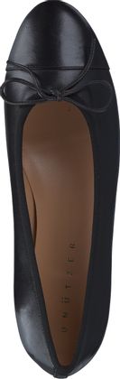 Unützer Venice Damen-Ballerinas aus Leder 103001000012 (Schwarz)