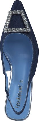 Eddie Rodriguez Damen-Slingpumps 131107000002 (Dunkelblau)